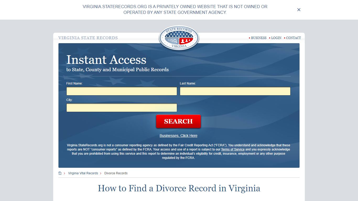 How to Find a Divorce Record in Virginia